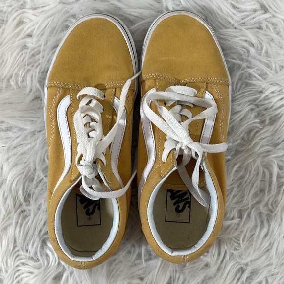 VANS Old Skool Classic Sneakers Mustard Yellow Size 5M - 6.5W - Picture 6 of 11
